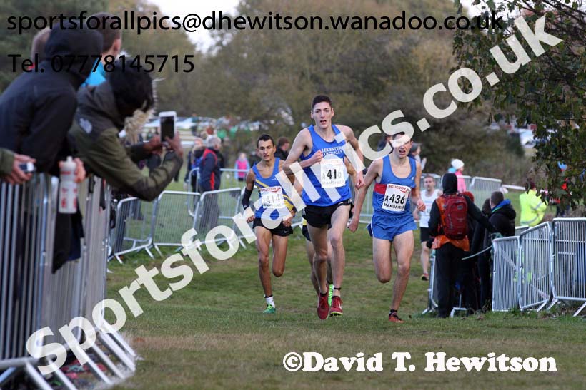 Junior men, 2016 National Cross Country Relays, Berry Hill Park, Mansfield. Photo: David T. Hewitson/Sports for All Pics